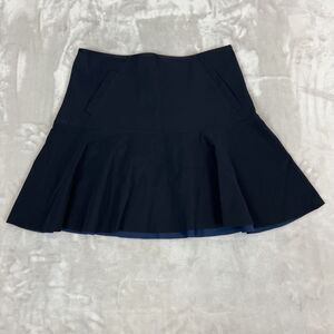 Lululemon Skirt Womens 8 Black Get It On High Rise Tennis Golf Athletic Flare